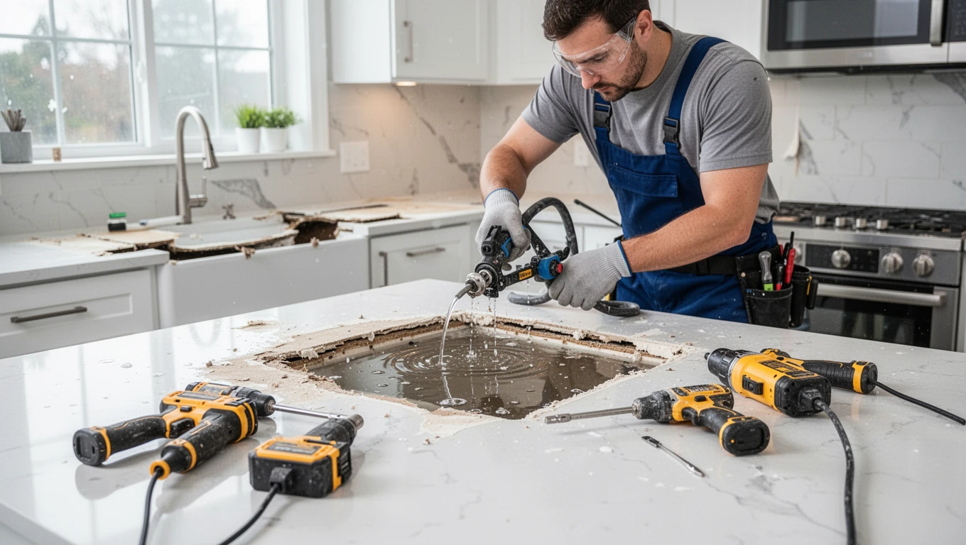 Kitchen Water Damage Repair
