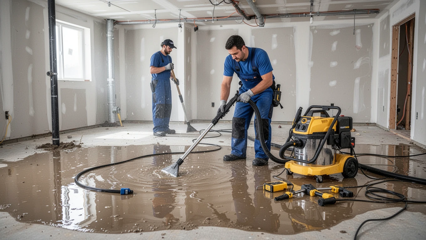 Flooded Basement Cleanup
